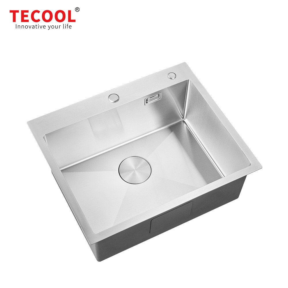 H-6045TS Handmade Single Bowl 304-Grade Kitchen Sink
