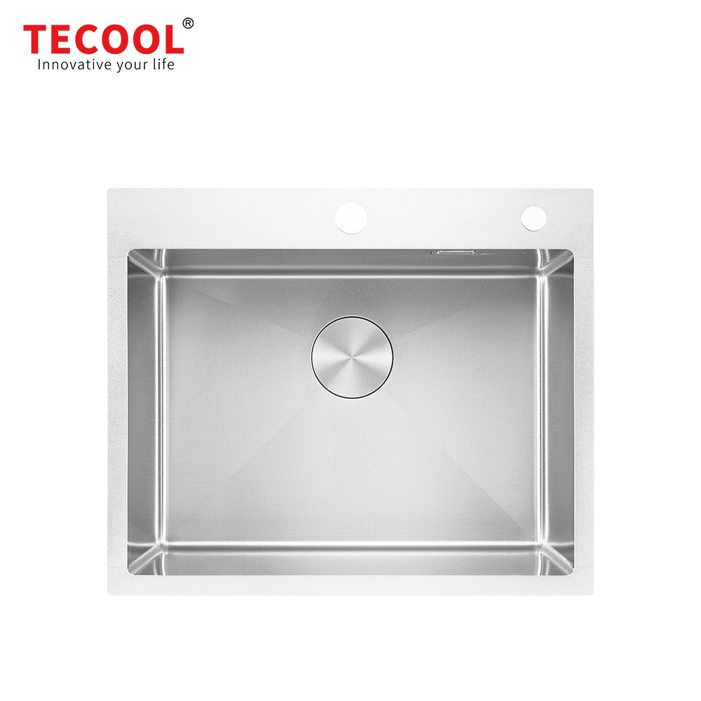 H-6045TS Handmade Single Bowl 304-Grade Kitchen Sink