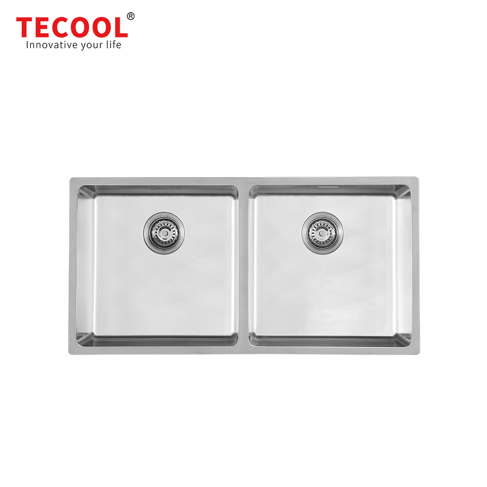 SG-8644BR1 SUS304 stainless steel kitchen sink stretch-formed double bowl