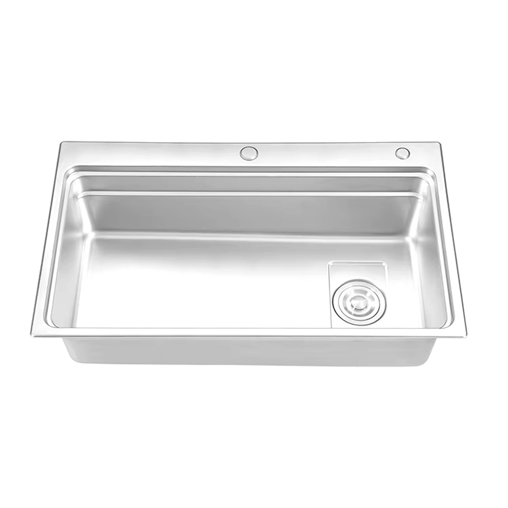 SUS304 SG-8048AR1 Stainless Steel Multi-Function Rectangular Above Counter With Faucet Installation Type Press Kitchen Sink