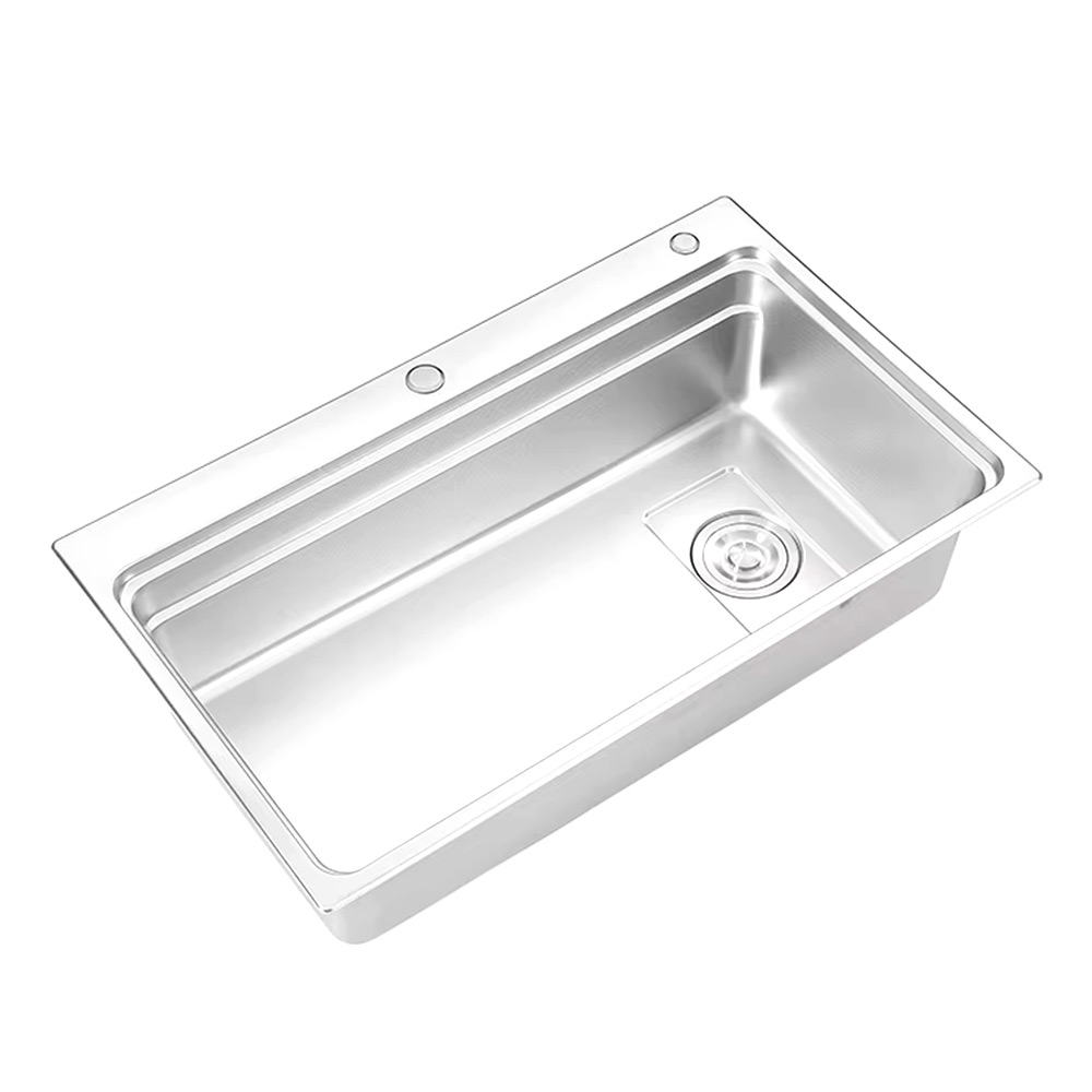 SUS304 SG-8048AR1 Stainless Steel Multi-Function Rectangular Above Counter With Faucet Installation Type Press Kitchen Sink